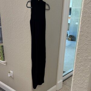 Express Black Ribbed Knit Top